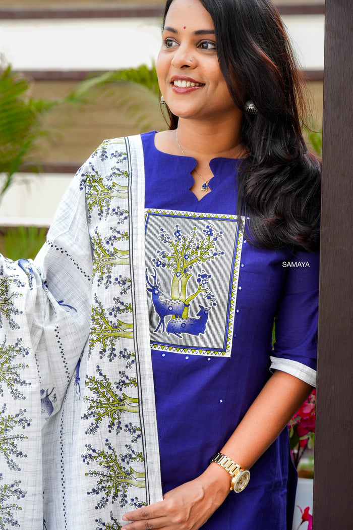 Vaanam cotton 3 piece Set with lining