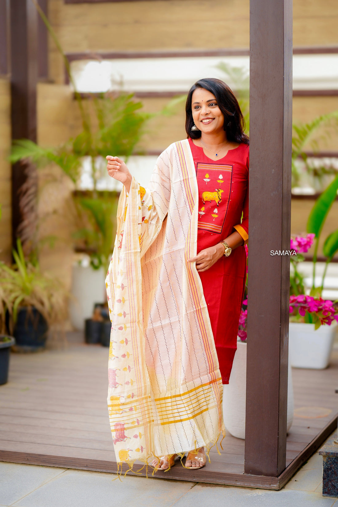 Sunset Cotton 3 piece Set with lining
