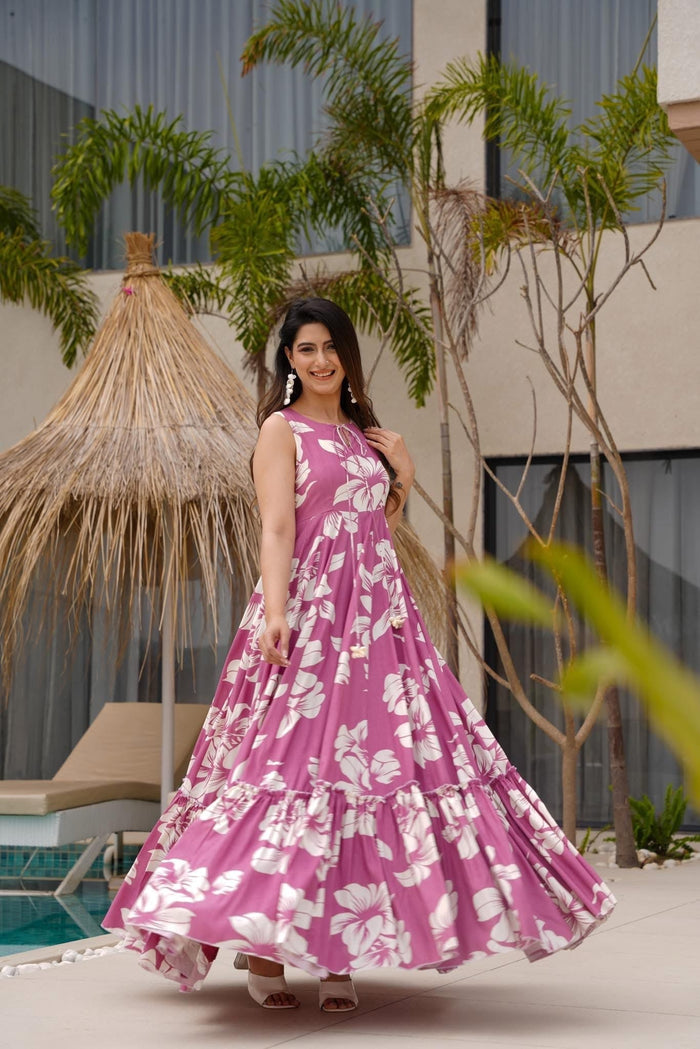 Lilac Breeze Maxi Dress
