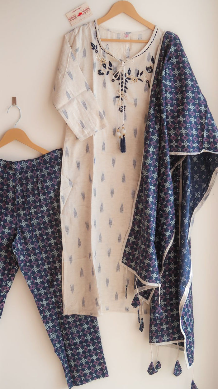 Ivory Blossom Melody Suit Set