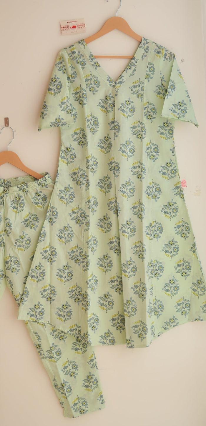 Aqua Moon Office/Regular Wear Suit Set - Blend of Fun