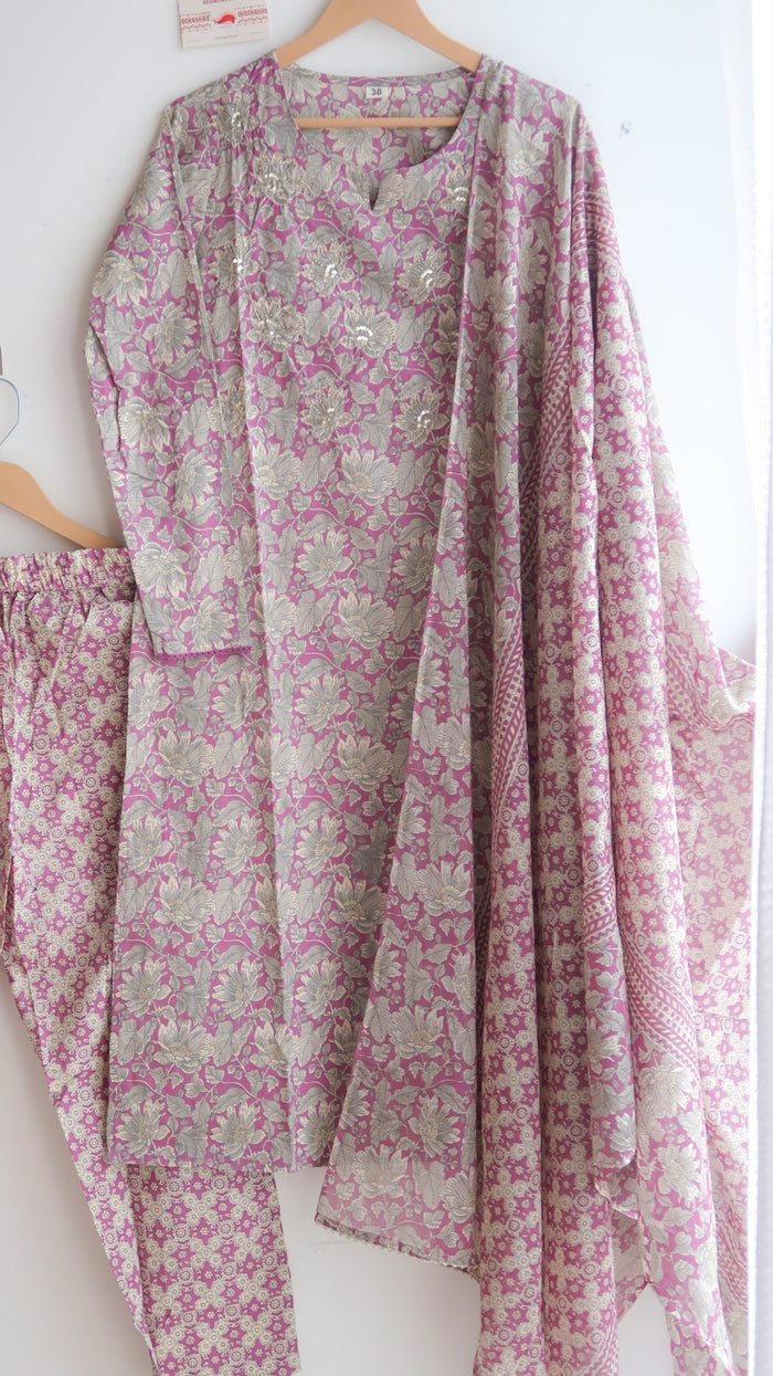 Pink Petal Elegance Suit Set - EOFY SALE