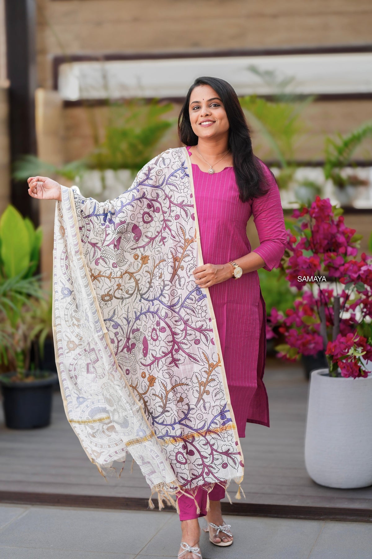 Aadhira raw silk suit set with dupptta( set of 3) ready to dispatch
