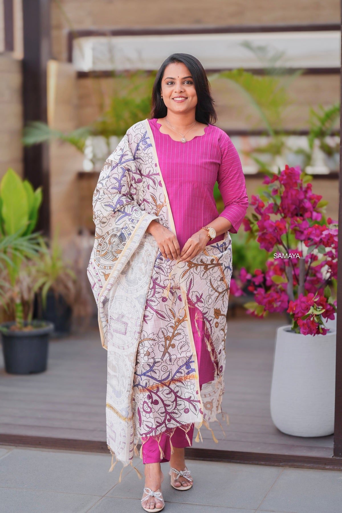 Aadhira raw silk suit set with dupptta( set of 3) ready to dispatch
