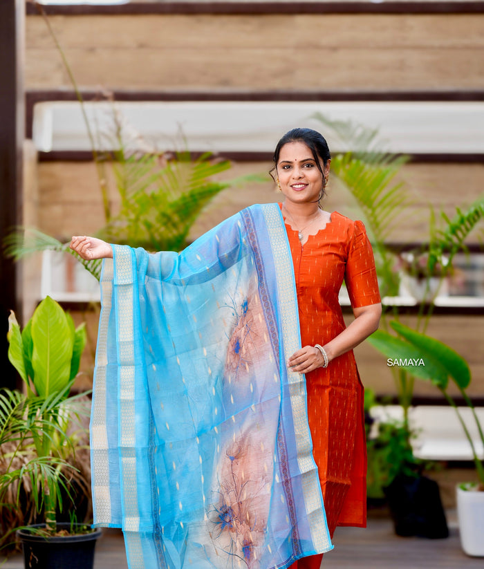 Meera raw silk suit set with dupptta( set of 3) ready to dispatch