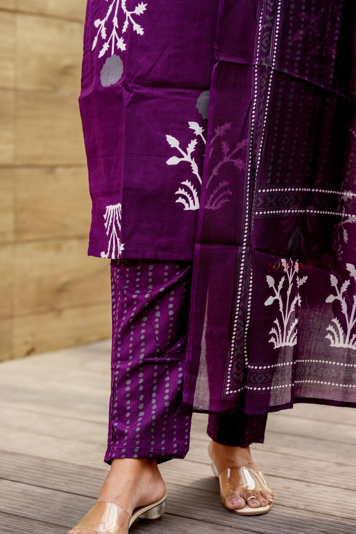 Anjali  cotton 3 piece kurta set of 3( pre order )