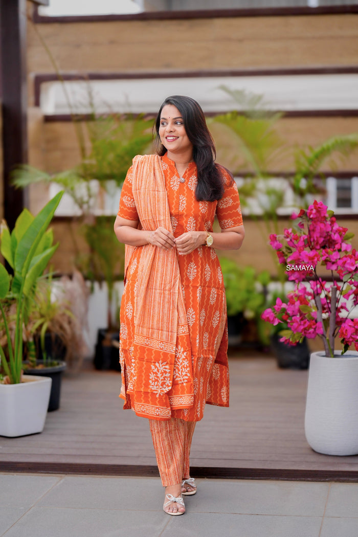 Pavilam Cotton 3 piece Set with lining