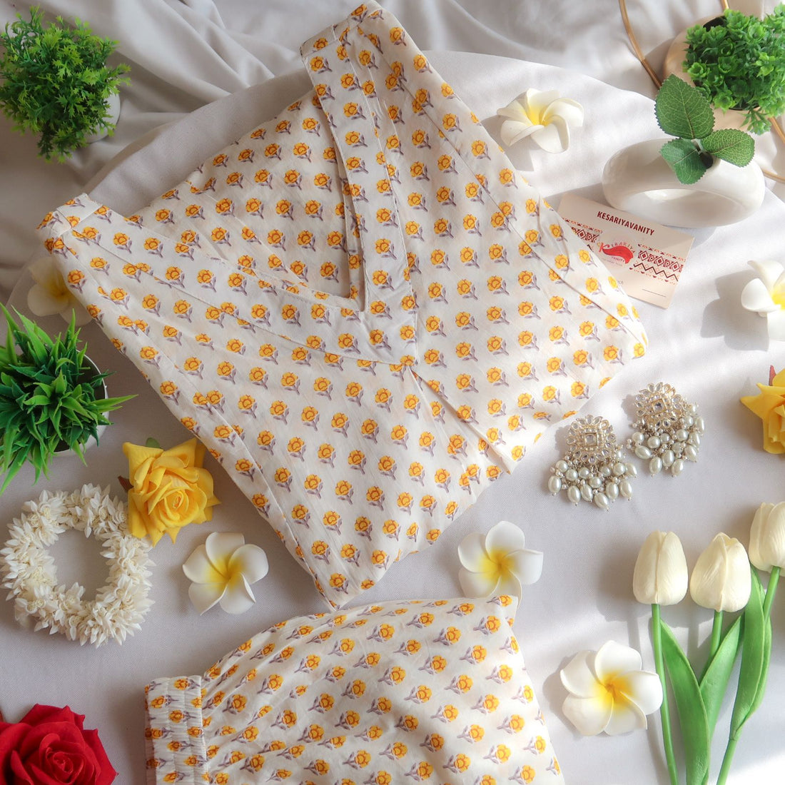 Sunshine Morning Vibes Office/Regular Wear Suit Set - Comforter Set