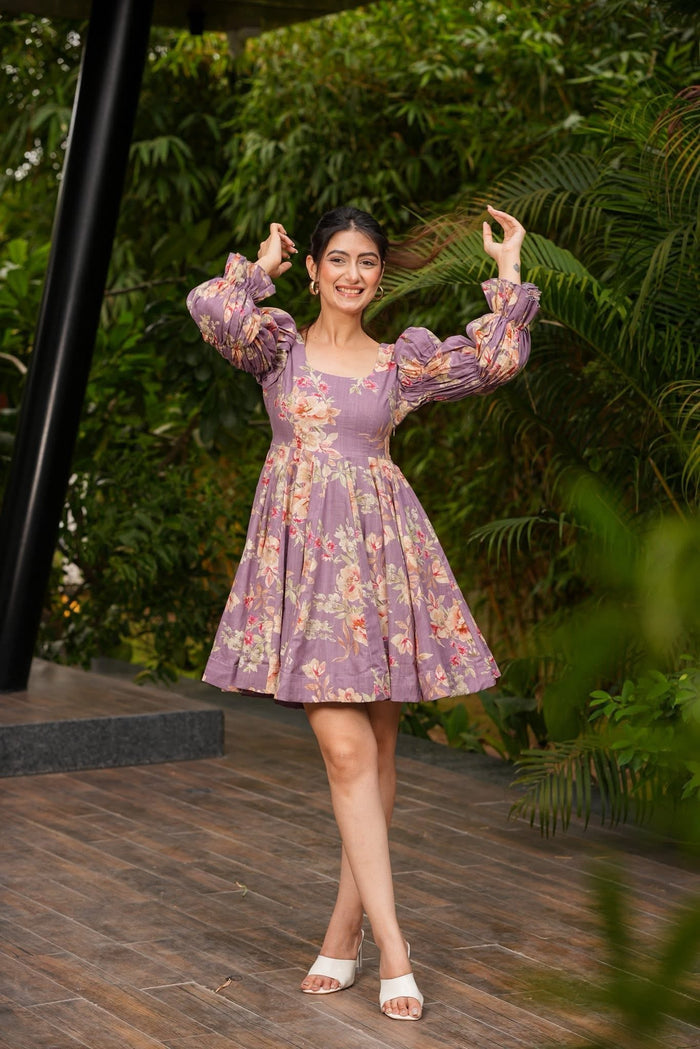 Florique Puff Dress