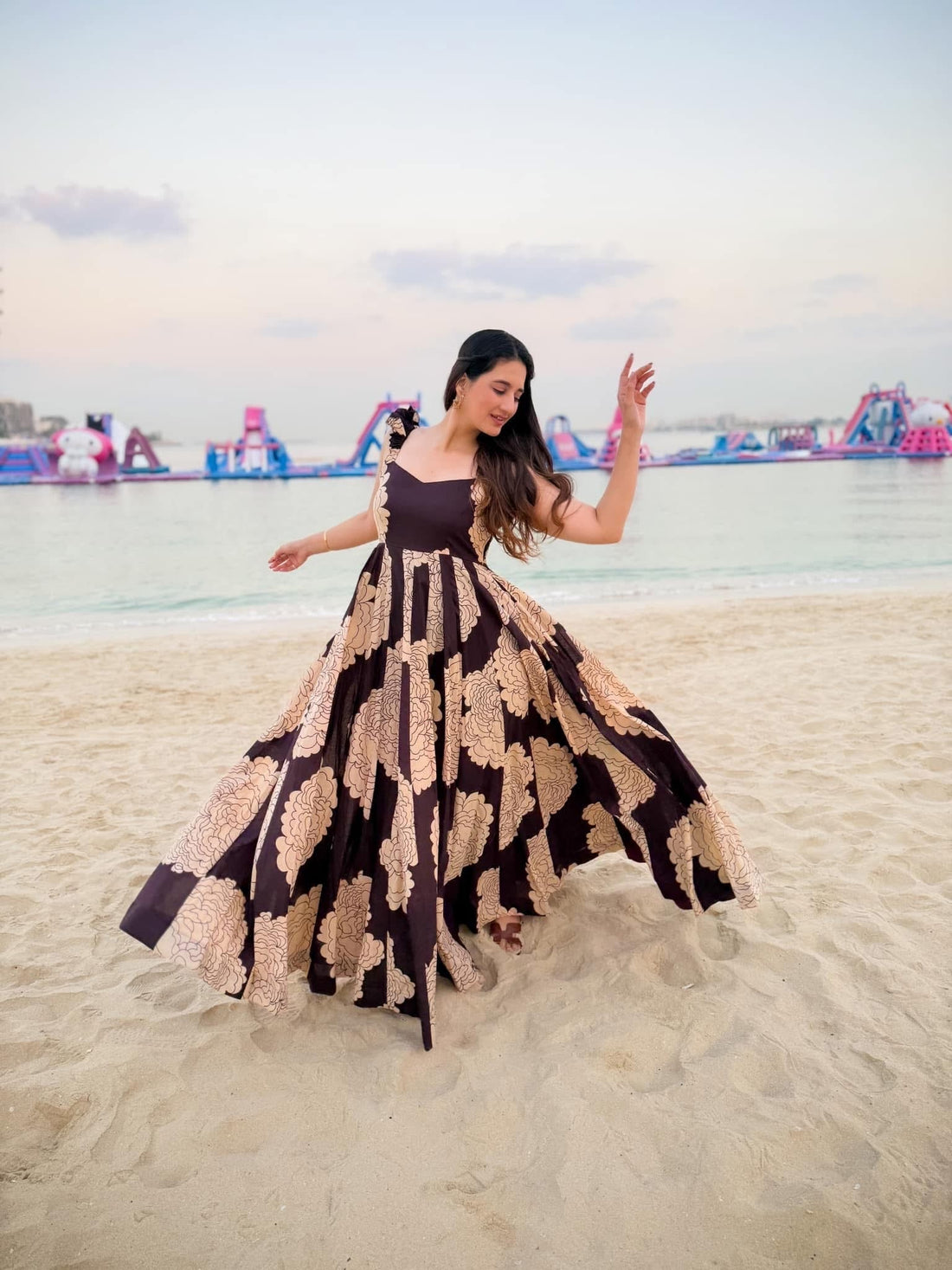 Artistry pearl cotton maxi