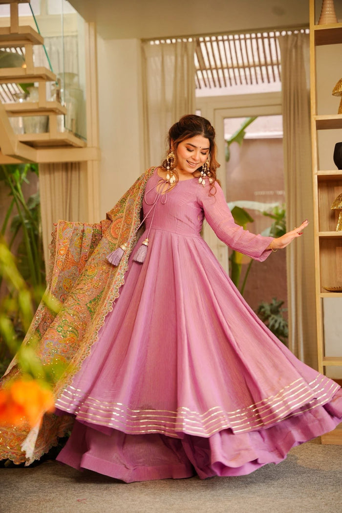 Kriyana Wedding Wear Anarkali Suit Set