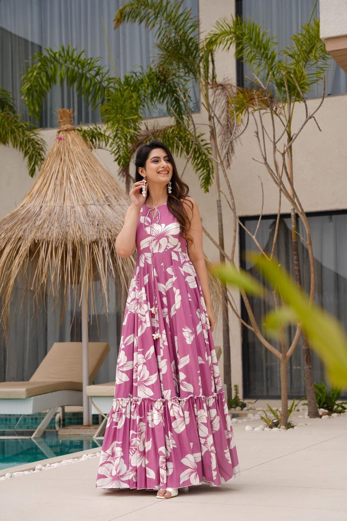 Lilac Breeze Maxi Dress