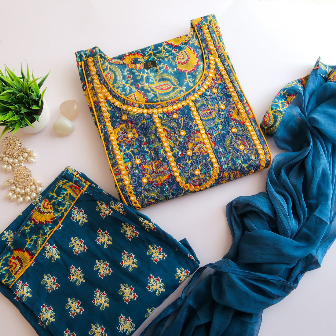Fancy Morpankh Cotton Suit