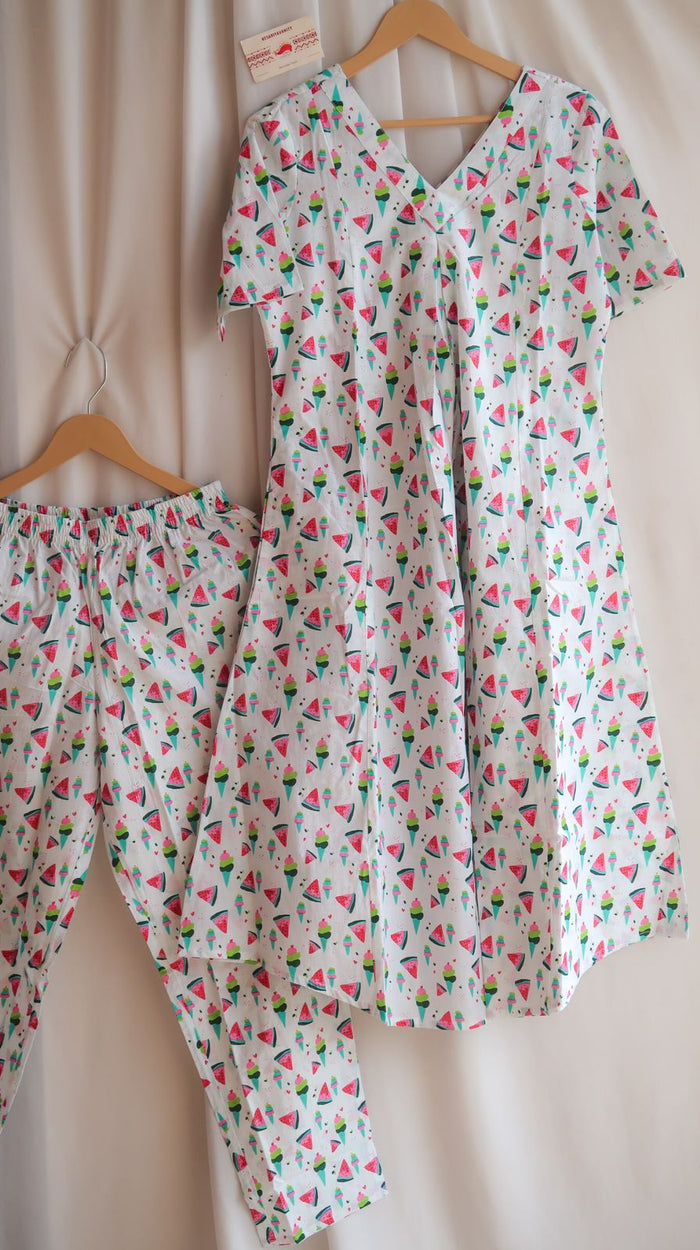 Watermelon Whimsy Office/Regular Wear Suit Set