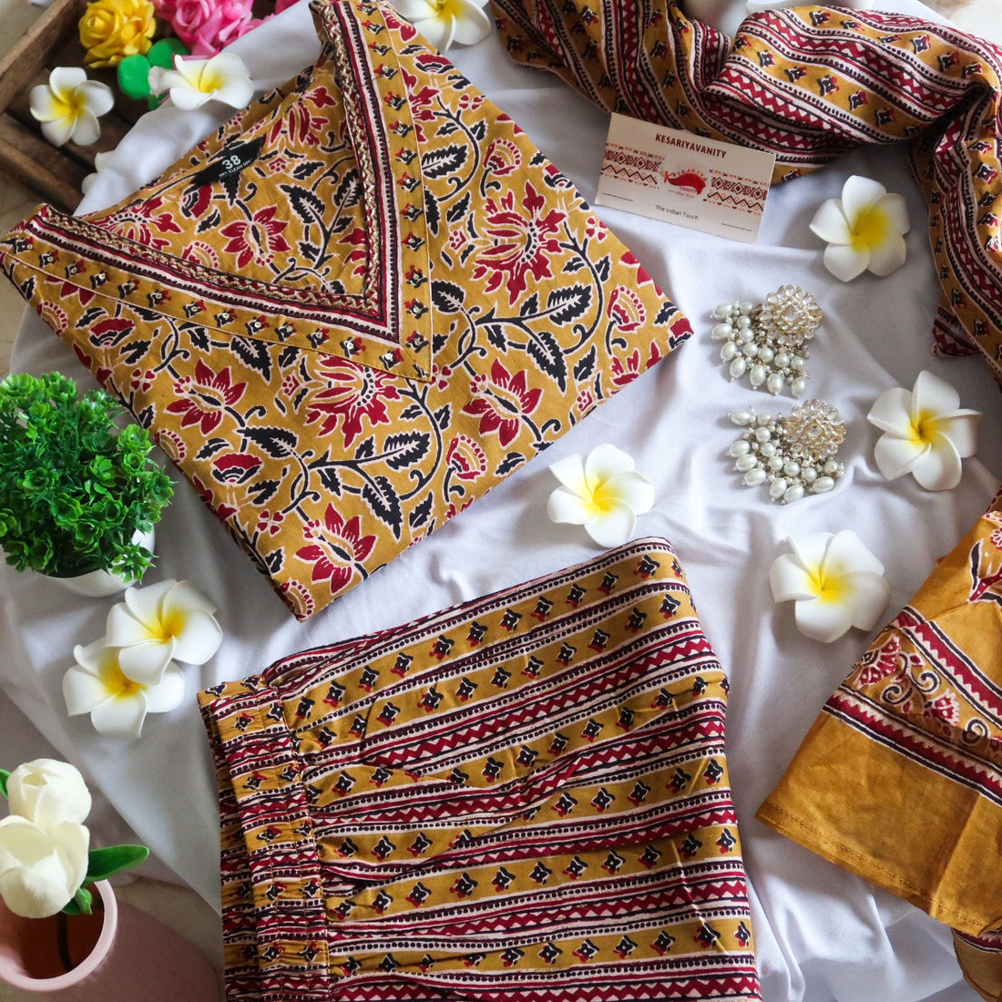 Sunehra Kalamkari Suit Set