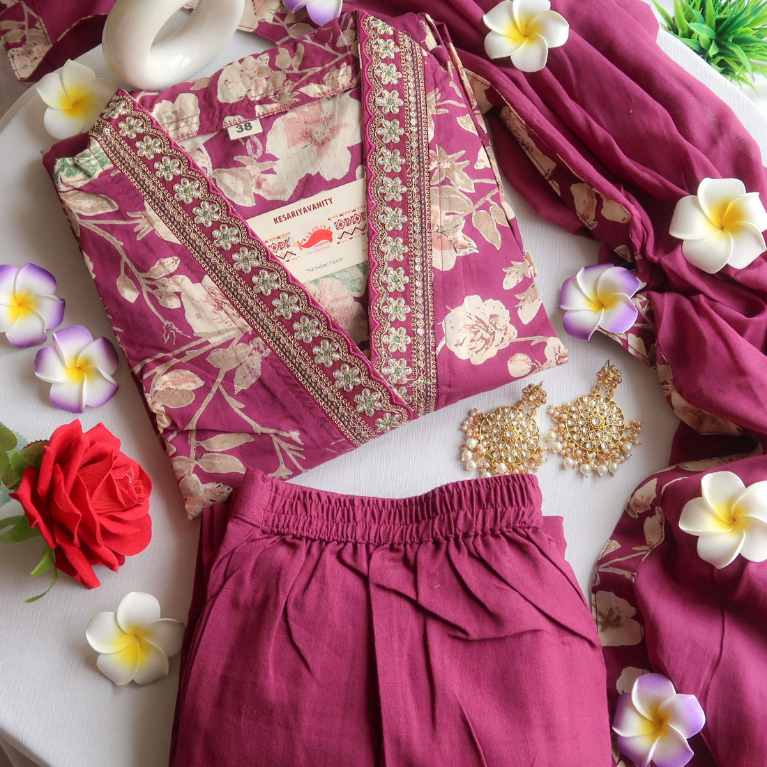 Purple Blossom Symphony Suit Set - EOFY SALE