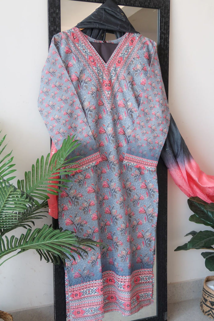 Pastel Prism Embroidered Suit Set - Launch 16