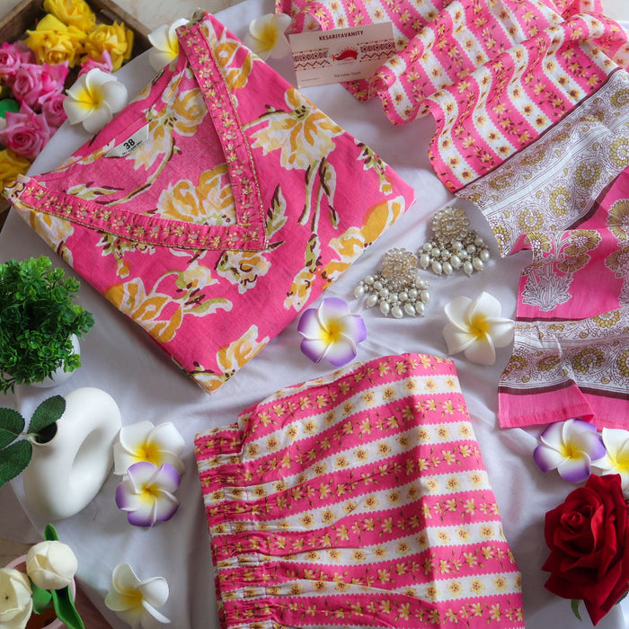 Pink Rose Radiance Ensemble Suit Set - EOFY SALE